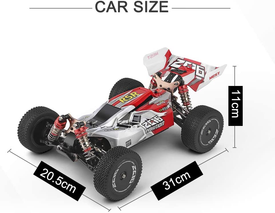 Wltoys 144001 Brushless RC Car 60km/h 1/14 Scale RTR