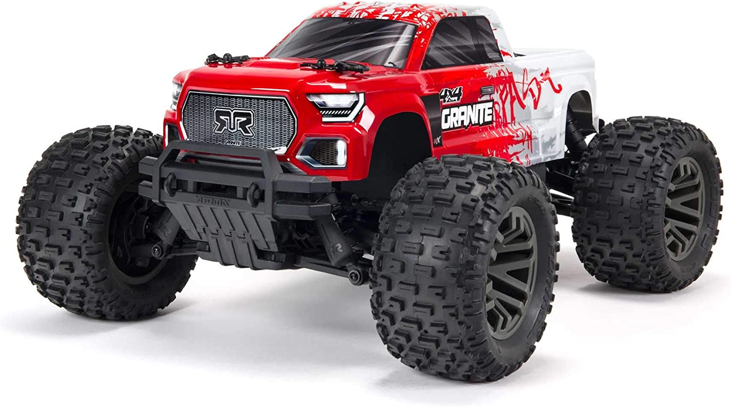 ARRMA 1/10 Granite 4X4 V3 3S BLX Brushless Monster RC Truck RTR (Transmitter and Receiver Included, Batteries and Charger Required )