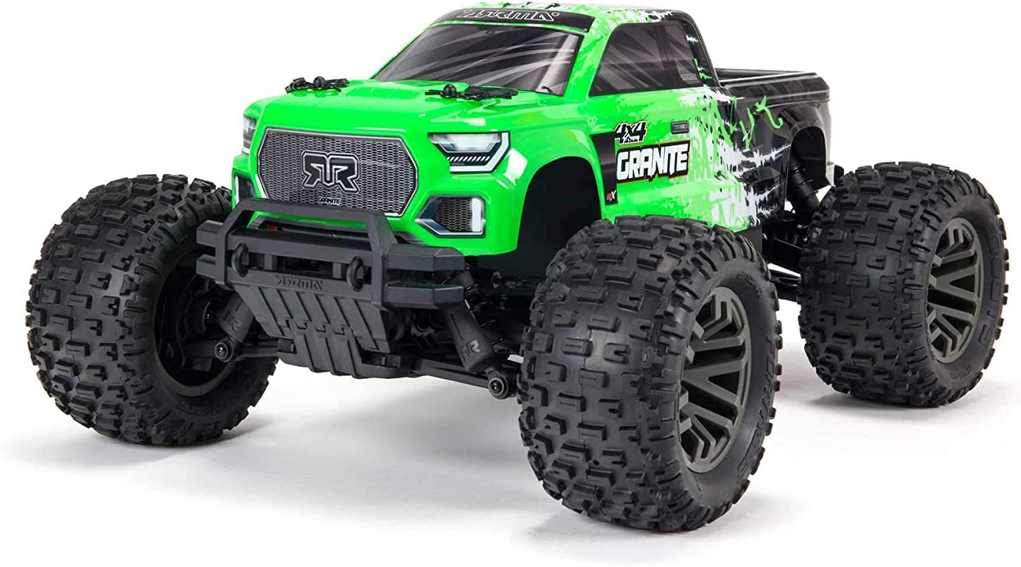 ARRMA 1/10 Granite 4X4 V3 3S BLX Brushless Monster RC Truck RTR (Transmitter and Receiver Included, Batteries and Charger Required )