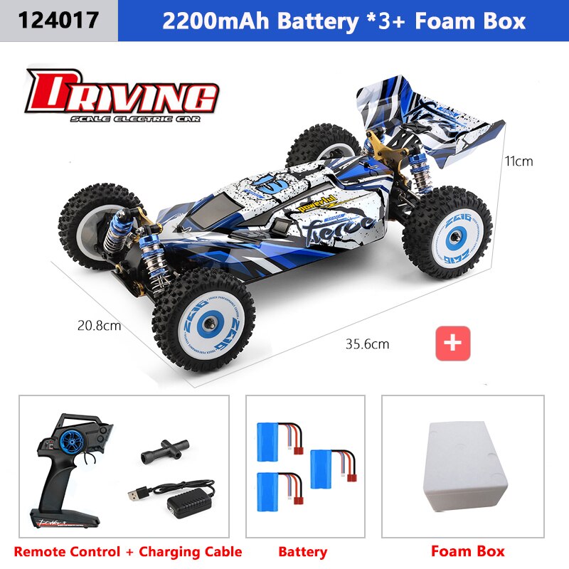 WLtoys V2 124017 1/12 Scale RC Race Car