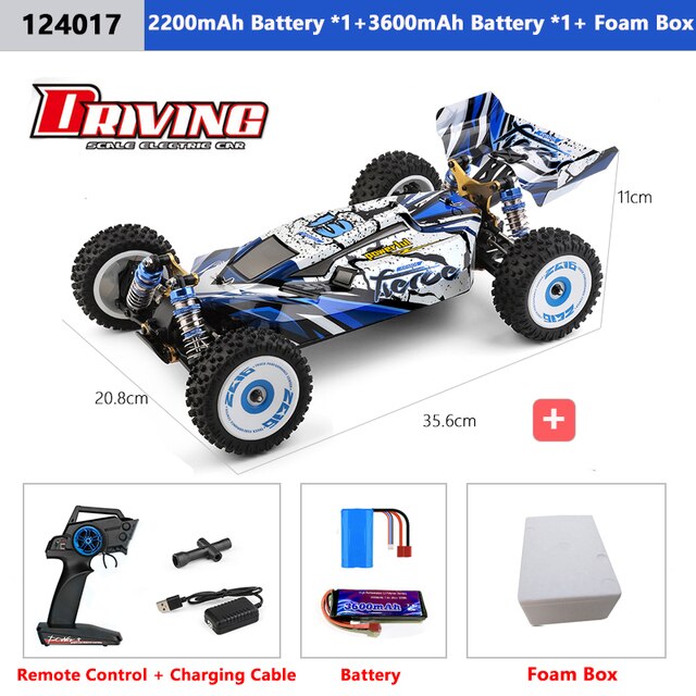 WLtoys V2 124017 1/12 Scale RC Race Car